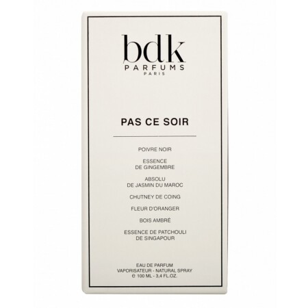 BDK Parfums "Pas Ce Soir"
